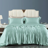 19 Momme 3PCS Duvet Cover Set Seamless Luxury Silk Bedding Sets -  slipintosoft