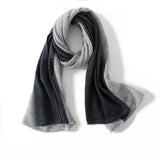 Mixed Colors Pure Cashmere Scarf Cut - out Long Cashmere Shawl and Wraps Cashmere Scarf