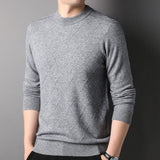 Mock Neck Cashmere Sweaters for Men Solid Knitted Cashmere Pullover Cashmere Tops - slipintosoft