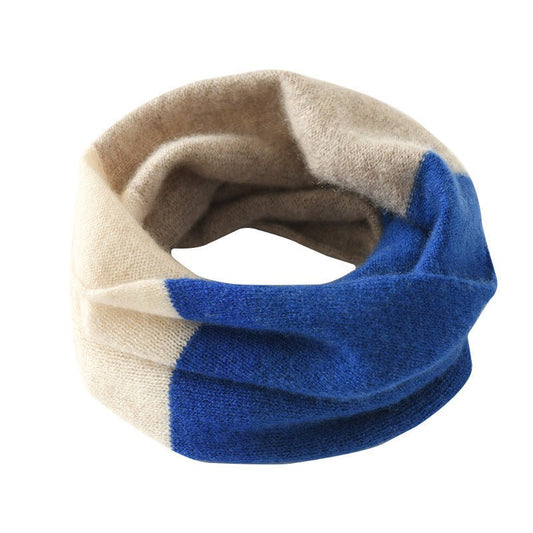 Pure Cashmere Neck Warmer Scarf Luxury Lightweight Cashmere Neck Gaiter Mixed Colors