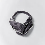 Pure Mulberry  Silk HeadBand With Trimming For Women