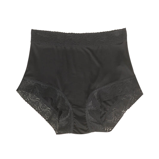 Silk boxer briefs for women summer lace silk mid - waist briefs