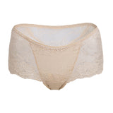 Silk knitted underwear women's lace shorts mulberry silk sexy and comfortable low-waist boxers - slipintosoft