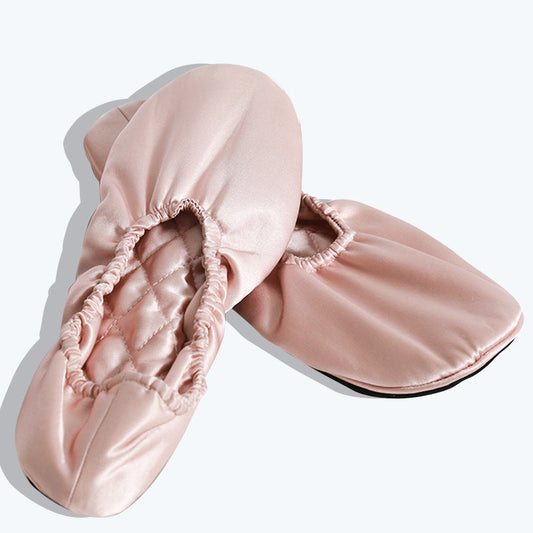 Silk Travel Set 3 PCS Pure Silk Storage Bag Slippers And Eyemask