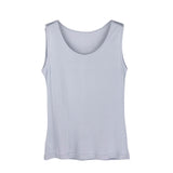 Silk vest mulberry silk sleeveless bottoming shirt women's top - slipintosoft