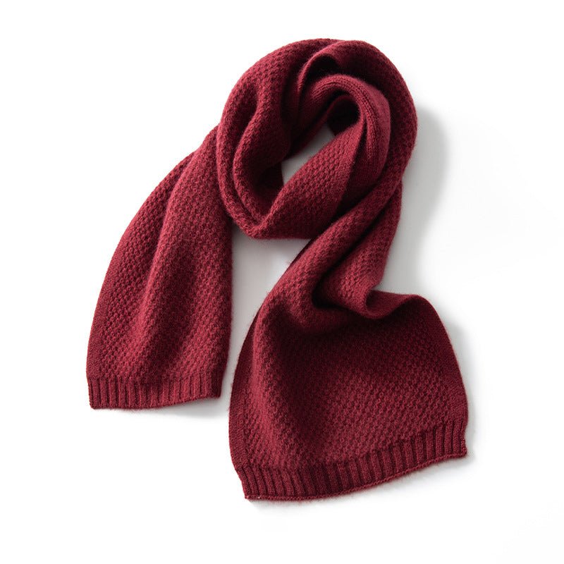 Women and Men Cashmere Scarf Soft Neck Warmer Cashmere Winter Scarf in Solid Colors Cashmere Scarf