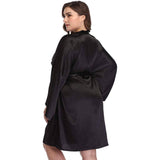 Women Plus Size Silk Robes 100% Luxury Silk Bathrobe