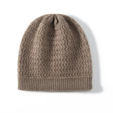 Women Solid Knitted Cashmere Hats Multi Colors Cashmere Beanie for Fall Winter - slipintosoft