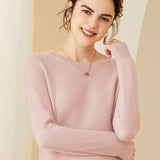 Women's Cashmere Sweater Mock Neck Classic Long Sleeve Pullover Cashmere Tops - slipintosoft