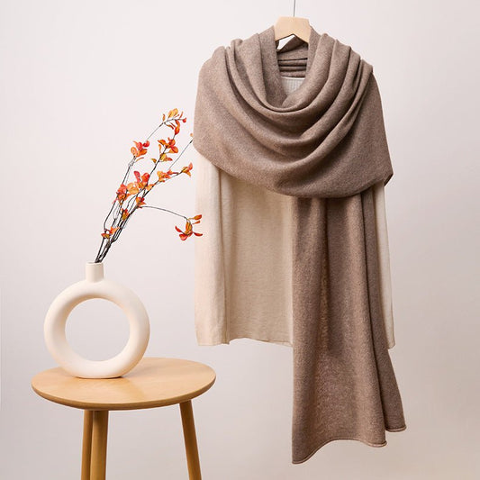 Women's Long Cashmere Shawl and Wraps Large Soft Solid Cashmere Scarf