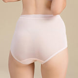 Women's silk high waist briefs, comfortable and breathable mulberry silk briefs - slipintosoft