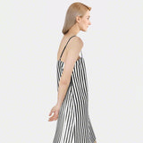 Classic Stripes silk nightgown Silk Slips 100% Mulberry Silk Nightgowns silk slip silk gowns