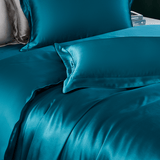 22 Momme 4PCS Duvet Cover Set (fitted sheet) Silk Bedding Set