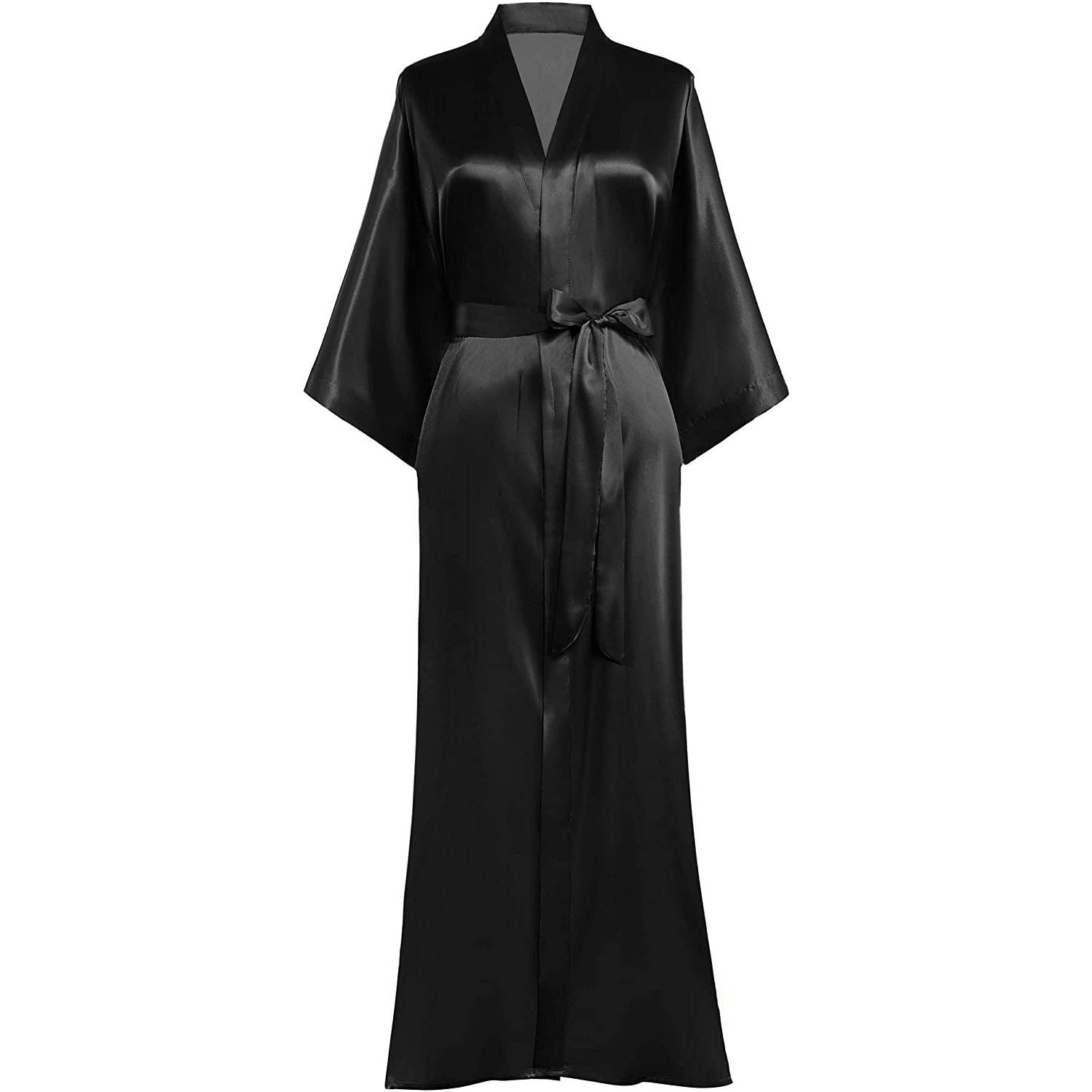 Long Silk Kimono Robe for Women - slipintosoft