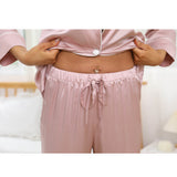 Silk Pajamas Set Ladies Pure Long Mulberry Silk Pajamas for Women - slipintosoft