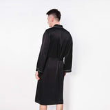 Men's Silk Robe Luxury Long Silk Bath Robe 100% Male Kimono Silk Robe -  slipintosoft