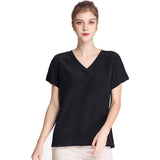 Mulberry Women Silk T-Shirt Short Sleeve Tank V Neck Ladies Silk Shirt s