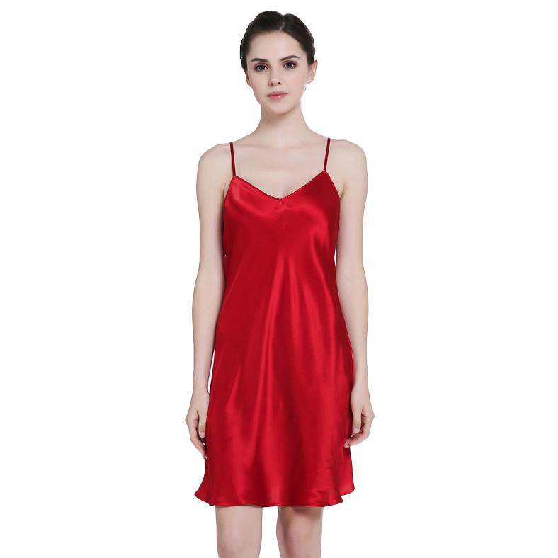 Best Luxury Short Silk Nightgowns For Women Real 100% Mulberry Silk Nighties -  slipintosoft
